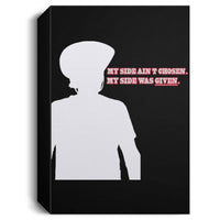 Rob Wiethoff- Side White Silhouette Deluxe Portrait Canvas 1.5in Frame - GtvStore