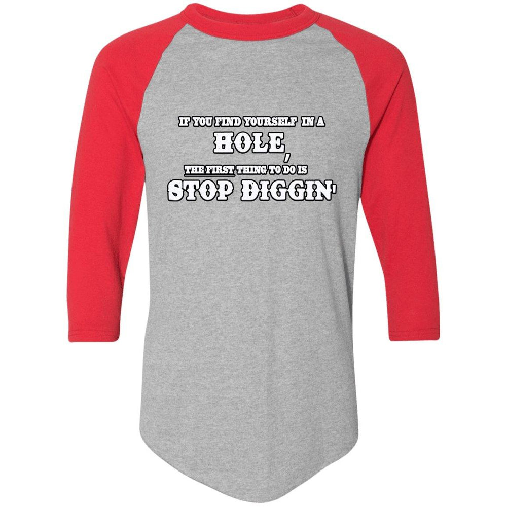 Rob Wiethoff- Stop Diggin/ Colorblock Raglan Jersey - GtvStore