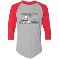 Rob Wiethoff- Stop Diggin/ Colorblock Raglan Jersey - GtvStore
