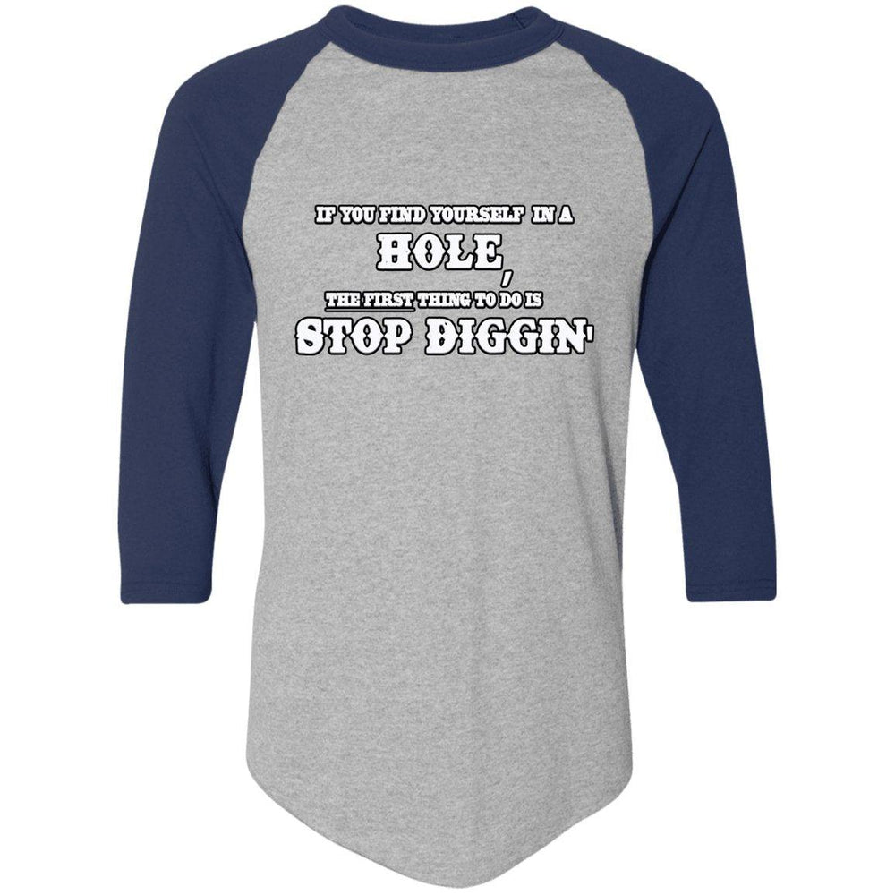 Rob Wiethoff- Stop Diggin/ Colorblock Raglan Jersey - GtvStore