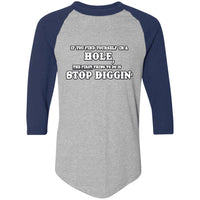 Rob Wiethoff- Stop Diggin/ Colorblock Raglan Jersey - GtvStore