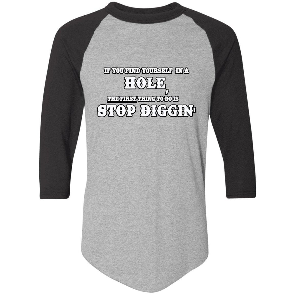Rob Wiethoff- Stop Diggin/ Colorblock Raglan Jersey - GtvStore