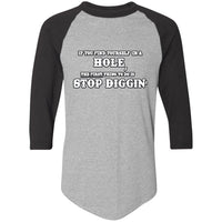 Rob Wiethoff- Stop Diggin/ Colorblock Raglan Jersey - GtvStore