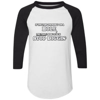 Rob Wiethoff- Stop Diggin/ Colorblock Raglan Jersey - GtvStore