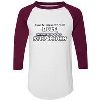 Rob Wiethoff- Stop Diggin/ Colorblock Raglan Jersey - GtvStore