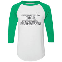 Rob Wiethoff- Stop Diggin/ Colorblock Raglan Jersey - GtvStore
