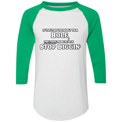 Rob Wiethoff- Stop Diggin/ Colorblock Raglan Jersey - GtvStore