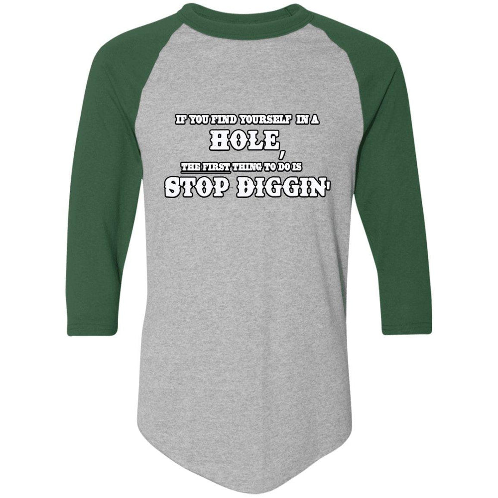 Rob Wiethoff- Stop Diggin/ Colorblock Raglan Jersey - GtvStore