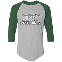 Rob Wiethoff- Stop Diggin/ Colorblock Raglan Jersey - GtvStore