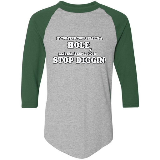 Rob Wiethoff- Stop Diggin/ Colorblock Raglan Jersey - GtvStore