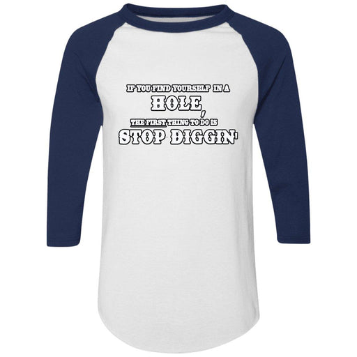 Rob Wiethoff- Stop Diggin/ Colorblock Raglan Jersey - GtvStore