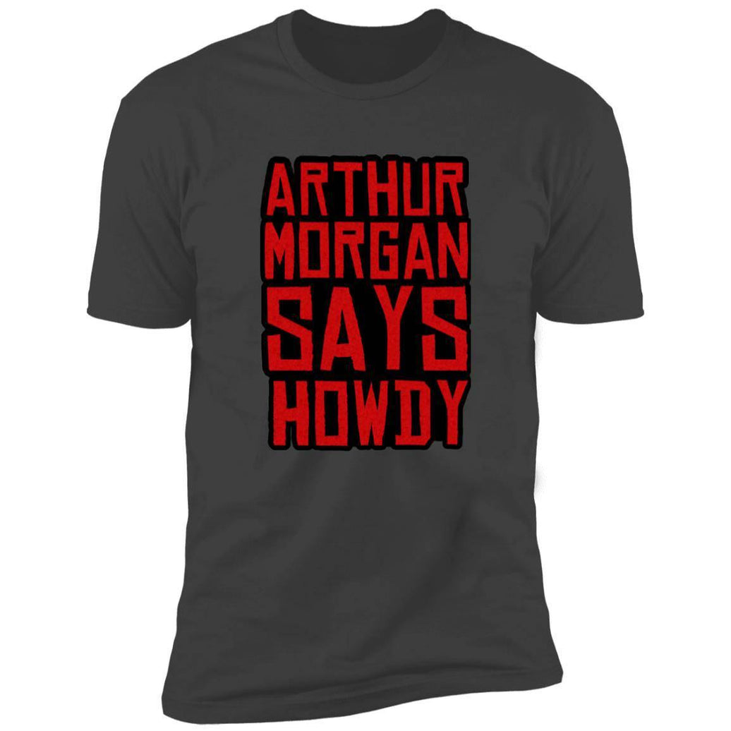 Roger Clark - Arthur Morgan Says Howdy T-shirt - GtvStore