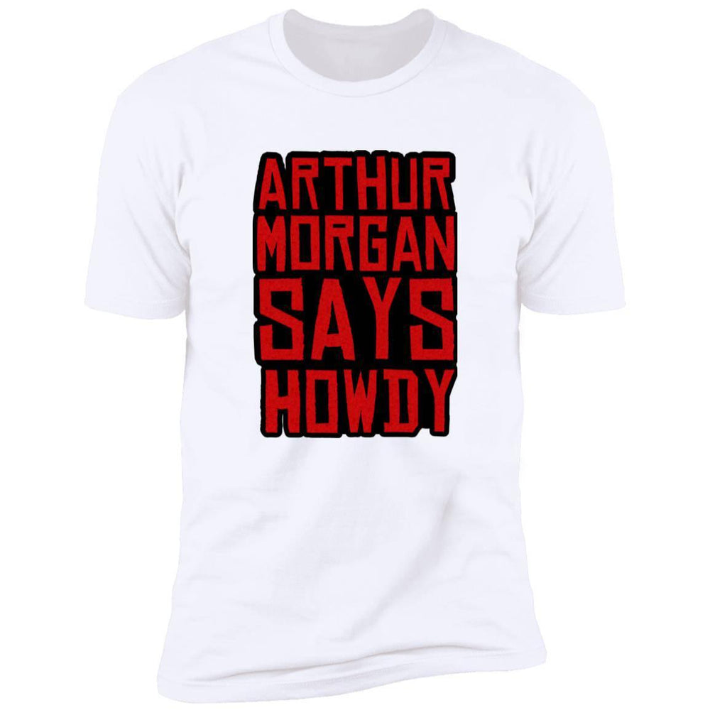 Roger Clark - Arthur Morgan Says Howdy T-shirt - GtvStore