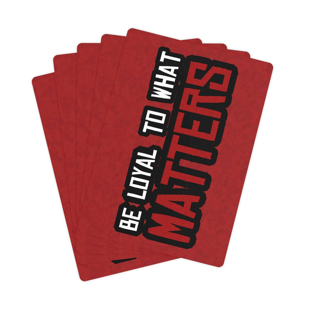 Roger Clark - Be Loyal To WhaT Matters - Arthur Morgan Quote Poker Cards - GtvStore