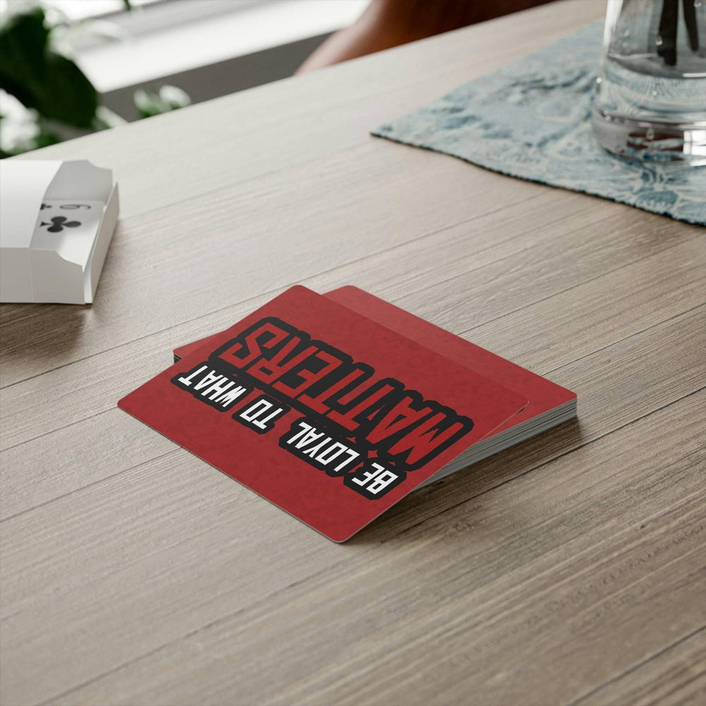 Roger Clark - Be Loyal To WhaT Matters - Arthur Morgan Quote Poker Cards - GtvStore