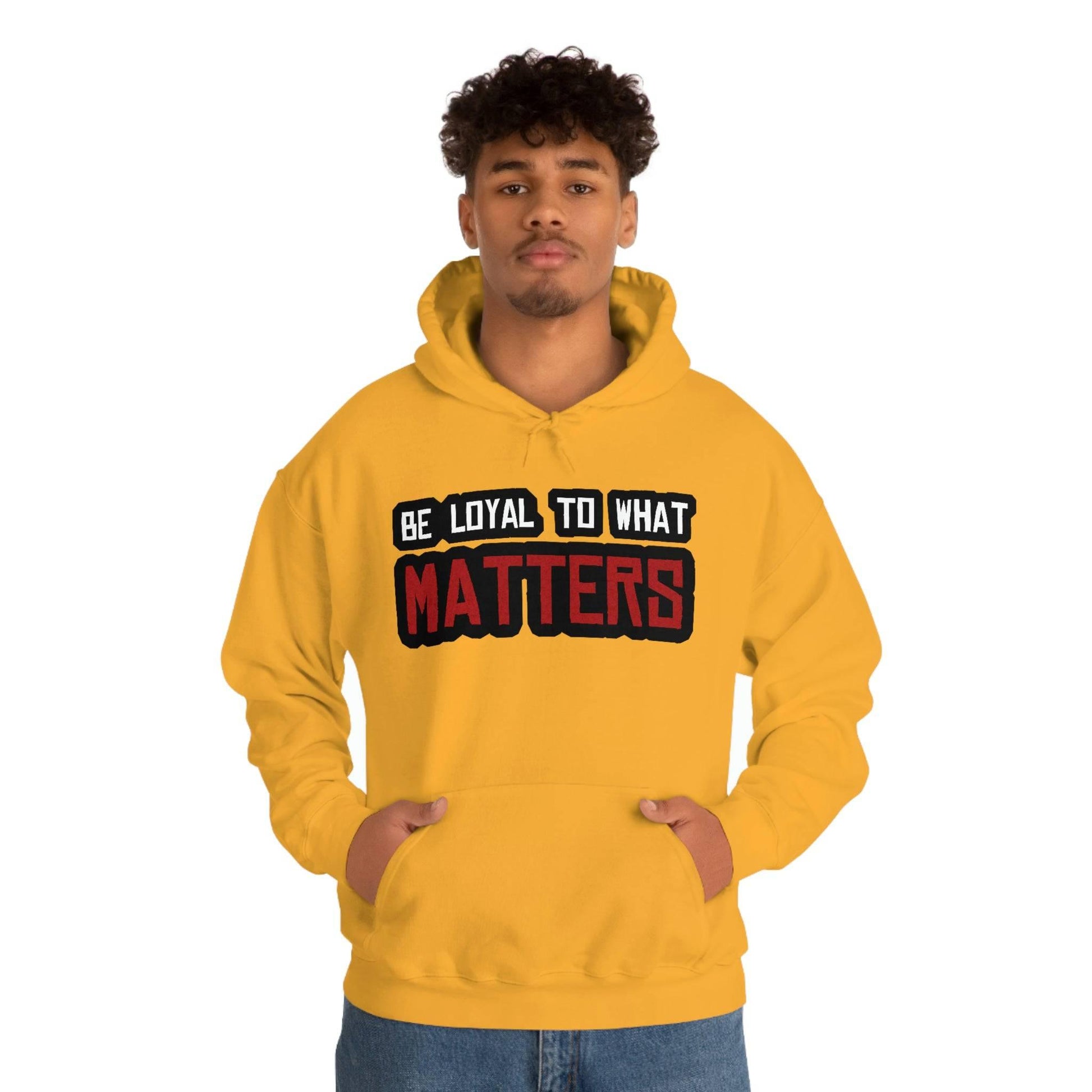 Roger Clark - Be Loyal to What Matters Quote Hoodie - GtvStore