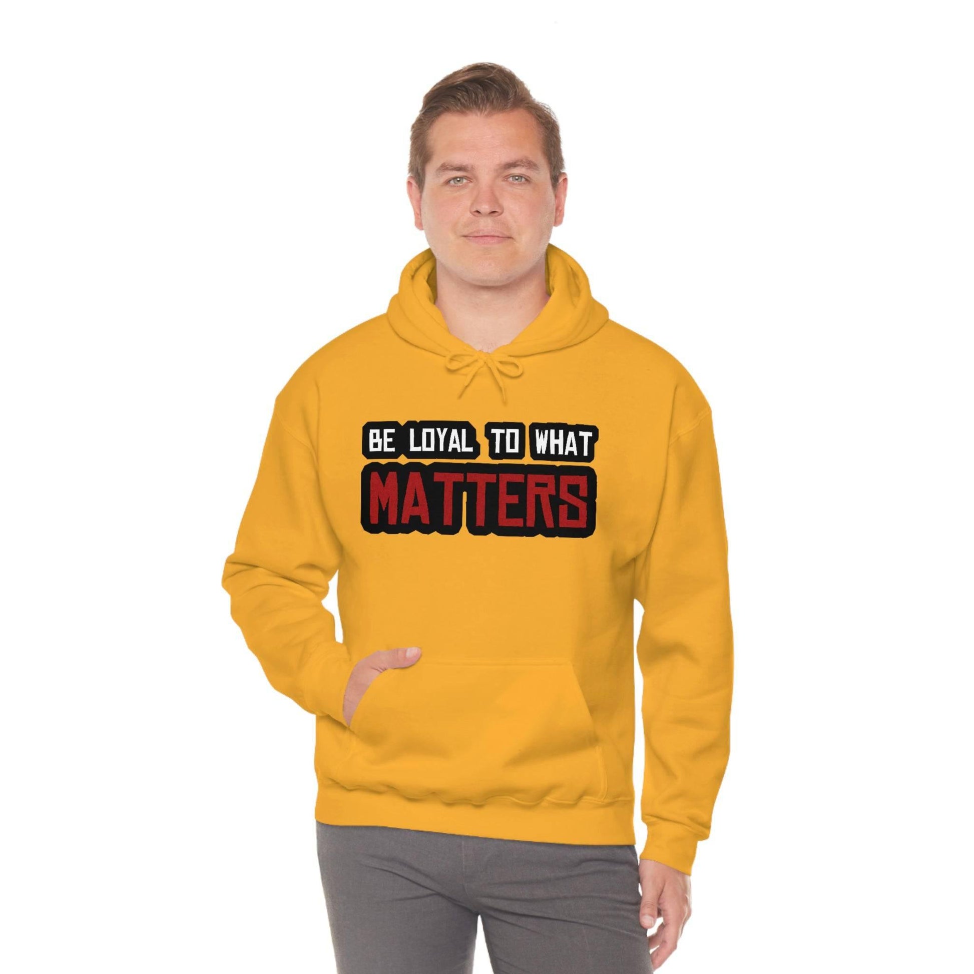Roger Clark - Be Loyal to What Matters Quote Hoodie - GtvStore