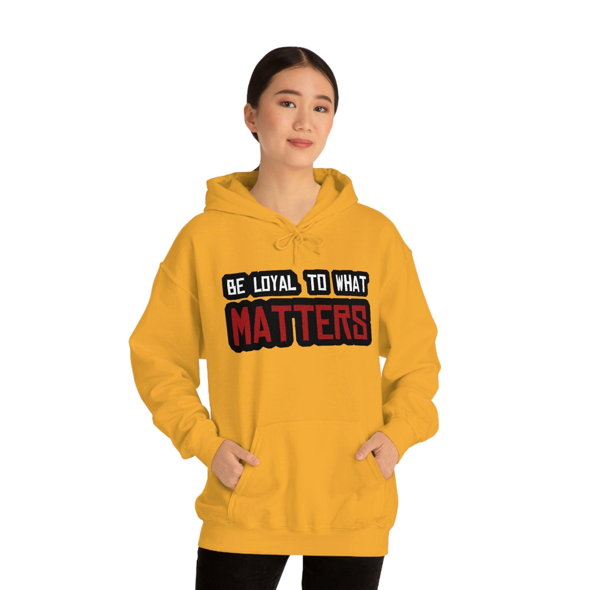 Roger Clark - Be Loyal to What Matters Quote Hoodie - GtvStore
