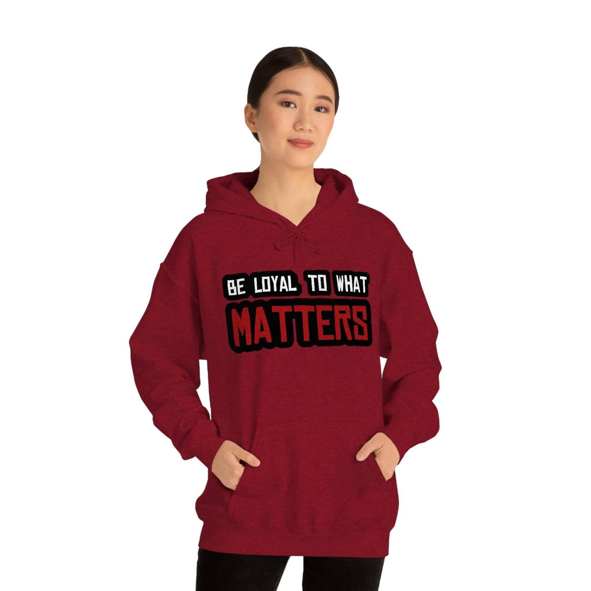Roger Clark - Be Loyal to What Matters Quote Hoodie - GtvStore