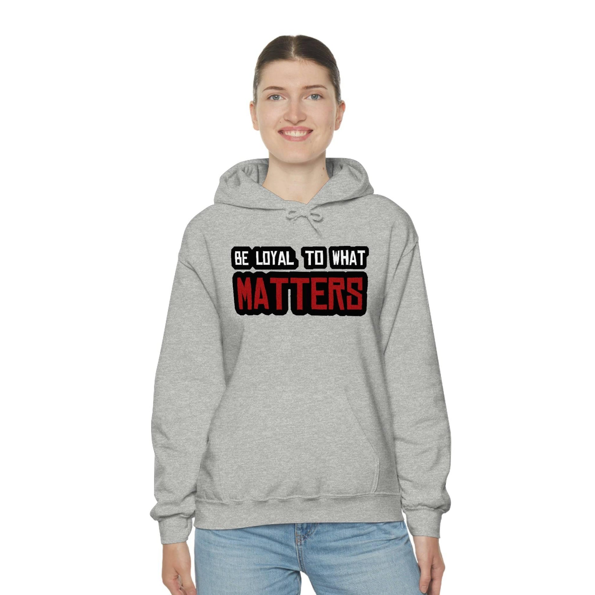 Roger Clark - Be Loyal to What Matters Quote Hoodie - GtvStore