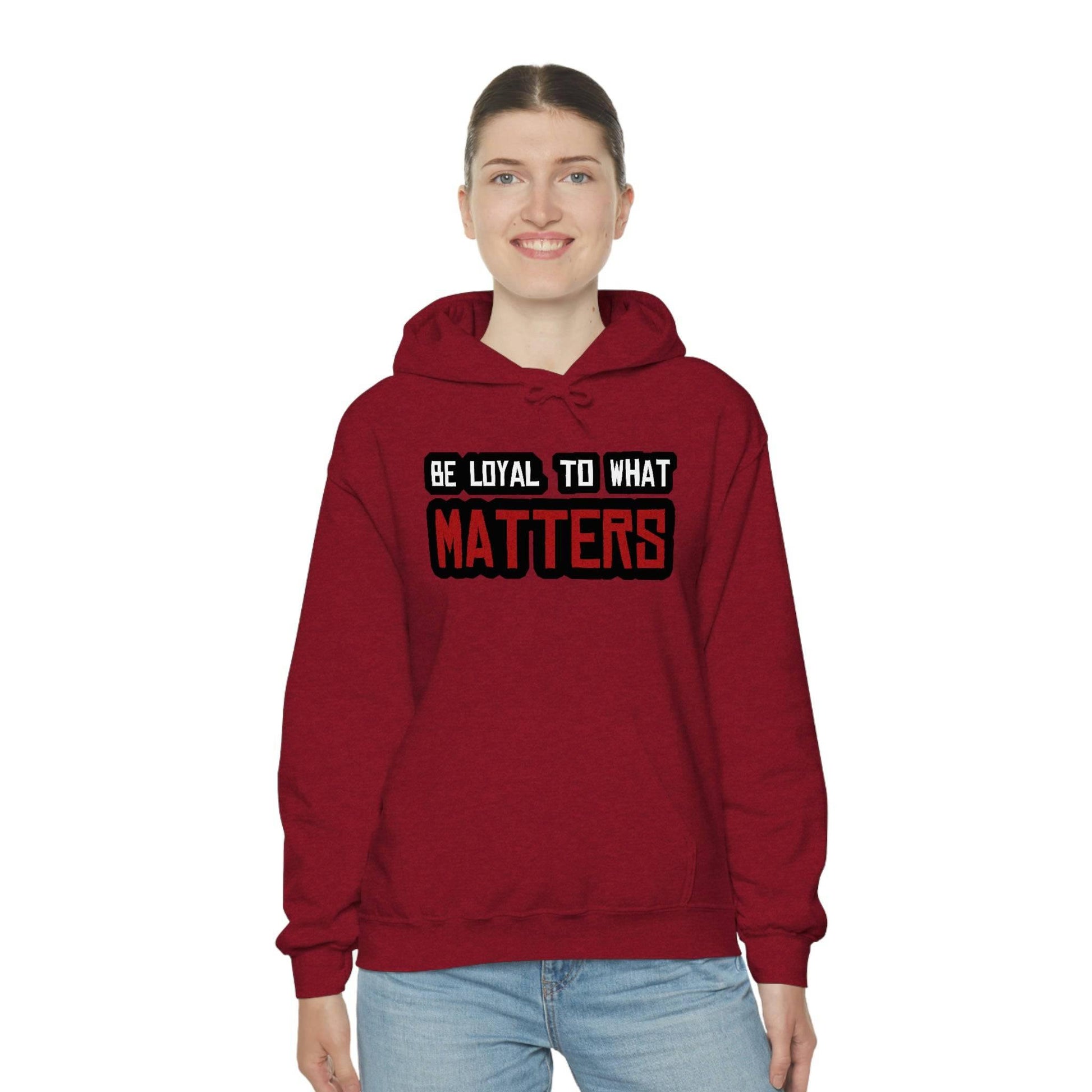 Roger Clark - Be Loyal to What Matters Quote Hoodie - GtvStore