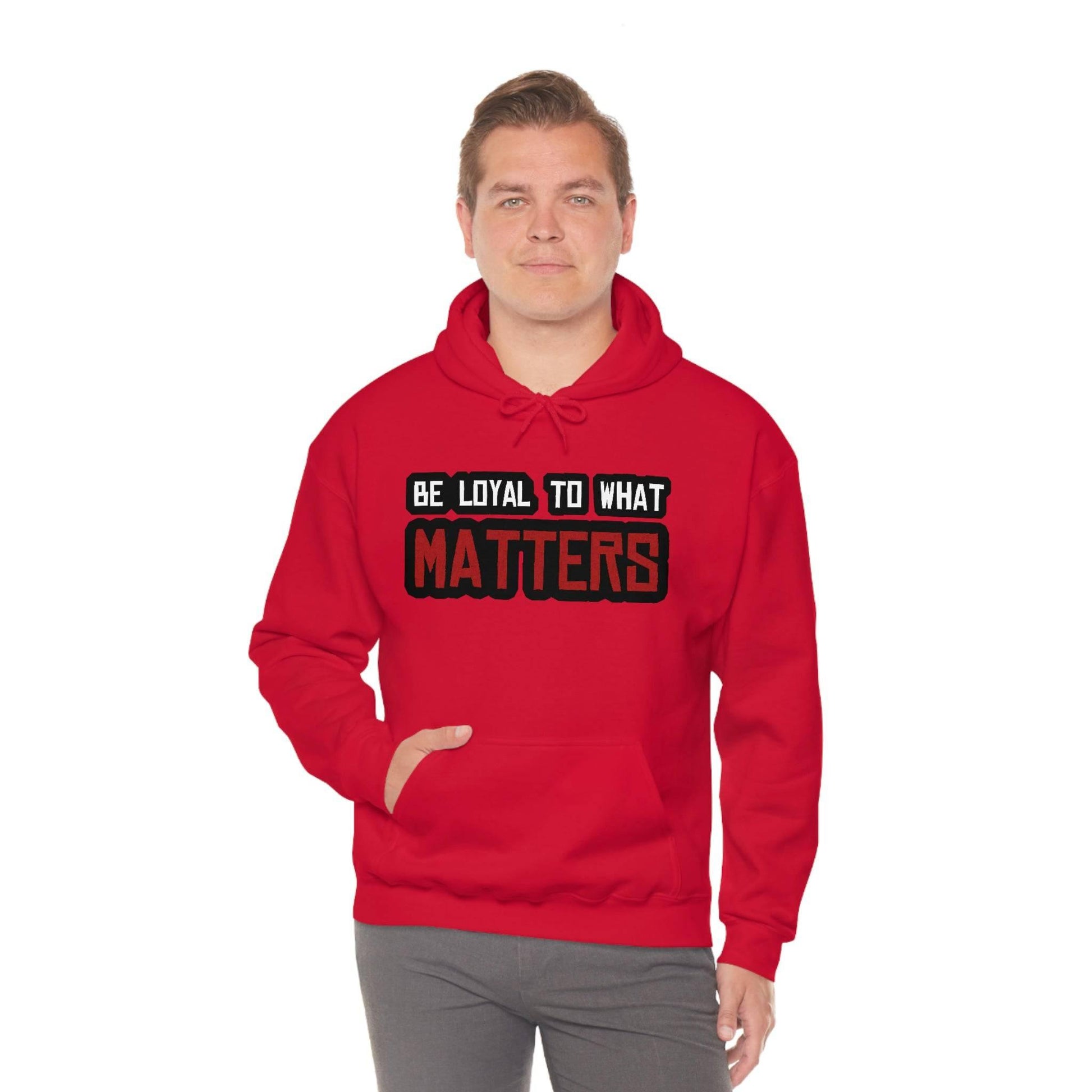 Roger Clark - Be Loyal to What Matters Quote Hoodie - GtvStore