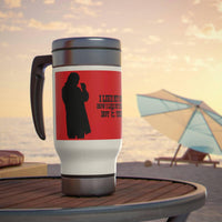Roger Clark- Eternity/Stainless Steel Travel Mug with Handle, 14oz - GtvStore