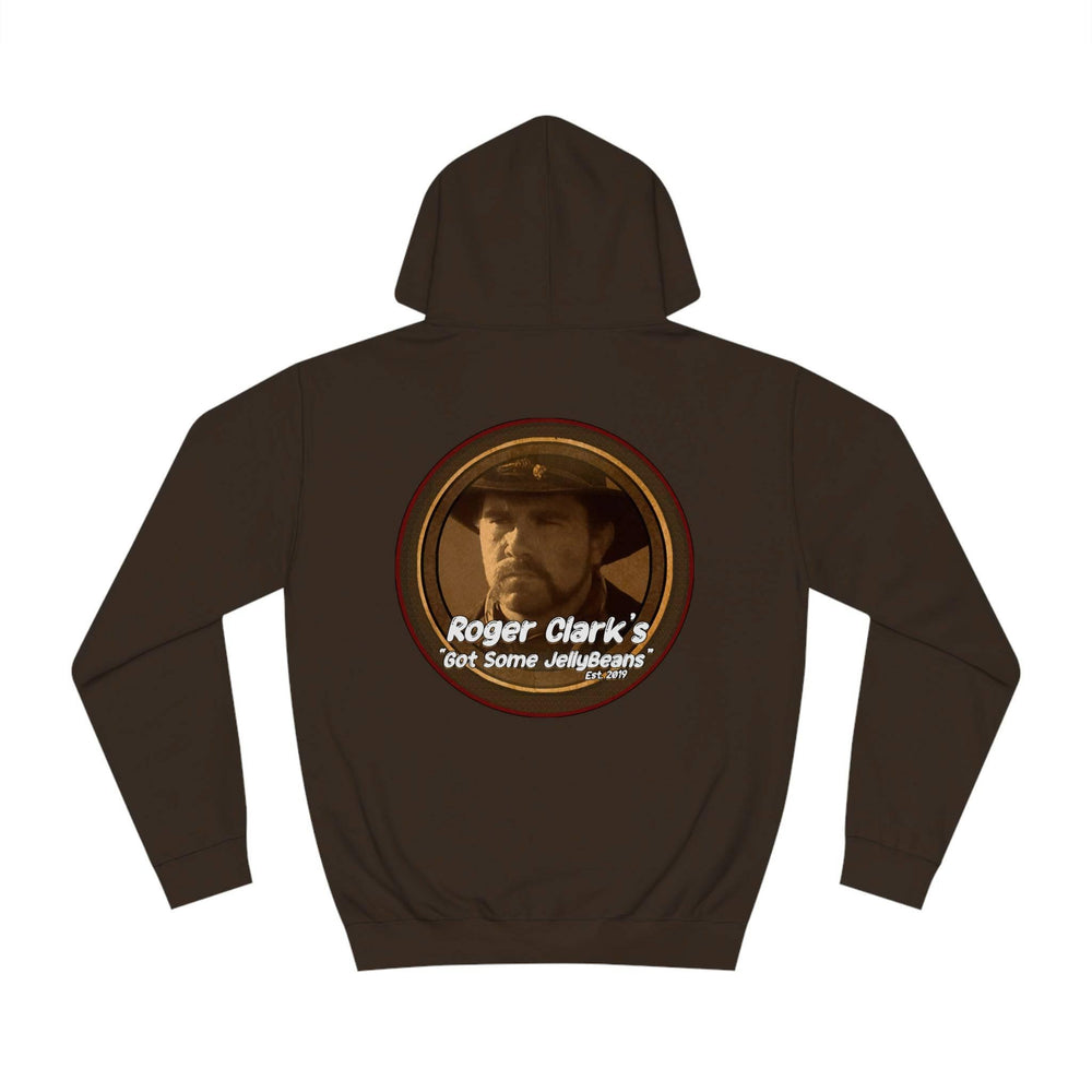 Roger Clark - Got some jelly beans front/Unisex College Hoodie - GtvStore
