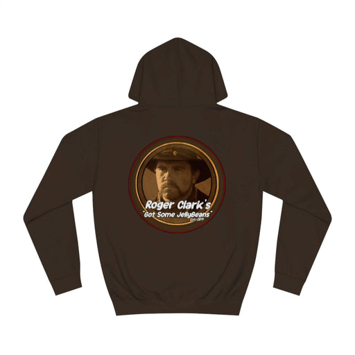 Roger Clark - Got some jelly beans front/Unisex College Hoodie - GtvStore