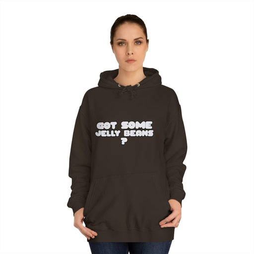 Roger Clark - Got some jelly beans front/Unisex College Hoodie - GtvStore