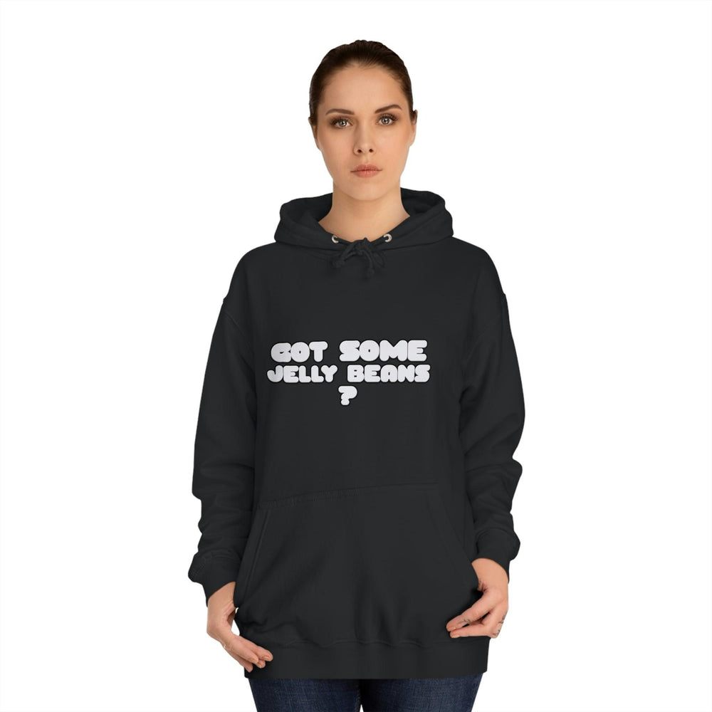 Roger Clark - Got some jelly beans front/Unisex College Hoodie - GtvStore