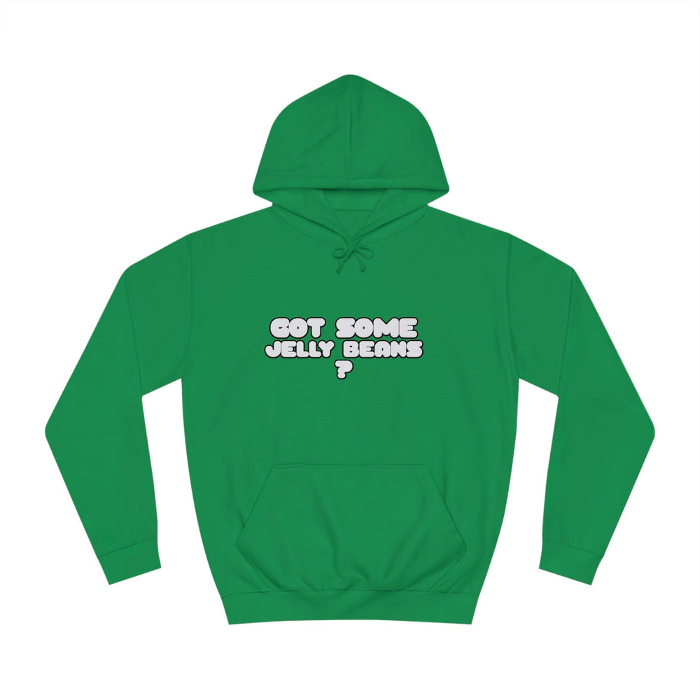 Roger Clark - Got some jelly beans front/Unisex College Hoodie - GtvStore