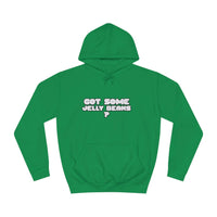 Roger Clark - Got some jelly beans front/Unisex College Hoodie - GtvStore