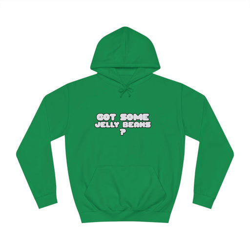 Roger Clark - Got some jelly beans front/Unisex College Hoodie - GtvStore