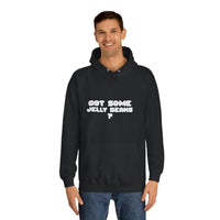 Roger Clark - Got some jelly beans front/Unisex College Hoodie - GtvStore