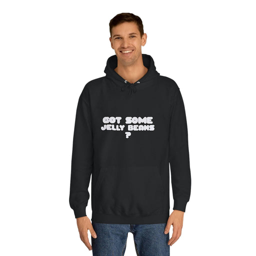 Roger Clark - Got some jelly beans front/Unisex College Hoodie - GtvStore