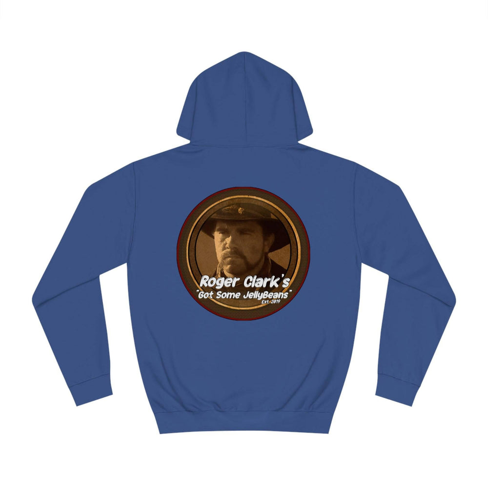 Roger Clark - Got some jelly beans front/Unisex College Hoodie - GtvStore