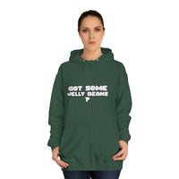 Roger Clark - Got some jelly beans front/Unisex College Hoodie - GtvStore