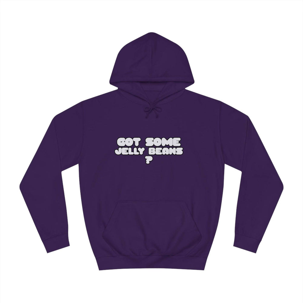 Roger Clark - Got some jelly beans front/Unisex College Hoodie - GtvStore