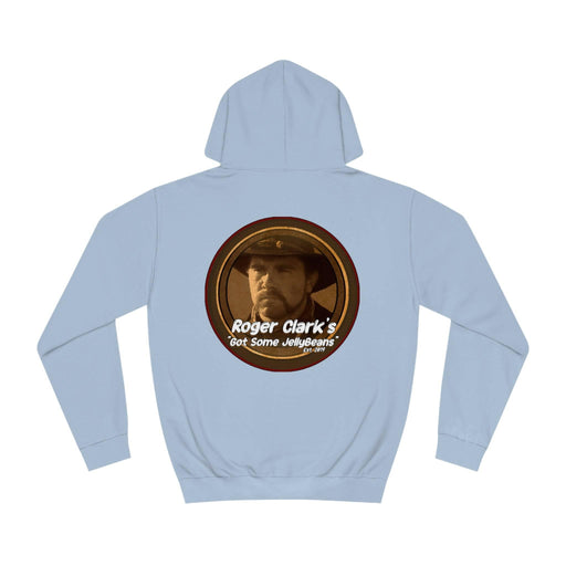 Roger Clark - Got some jelly beans front/Unisex College Hoodie - GtvStore