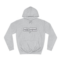 Roger Clark - Got some jelly beans front/Unisex College Hoodie - GtvStore