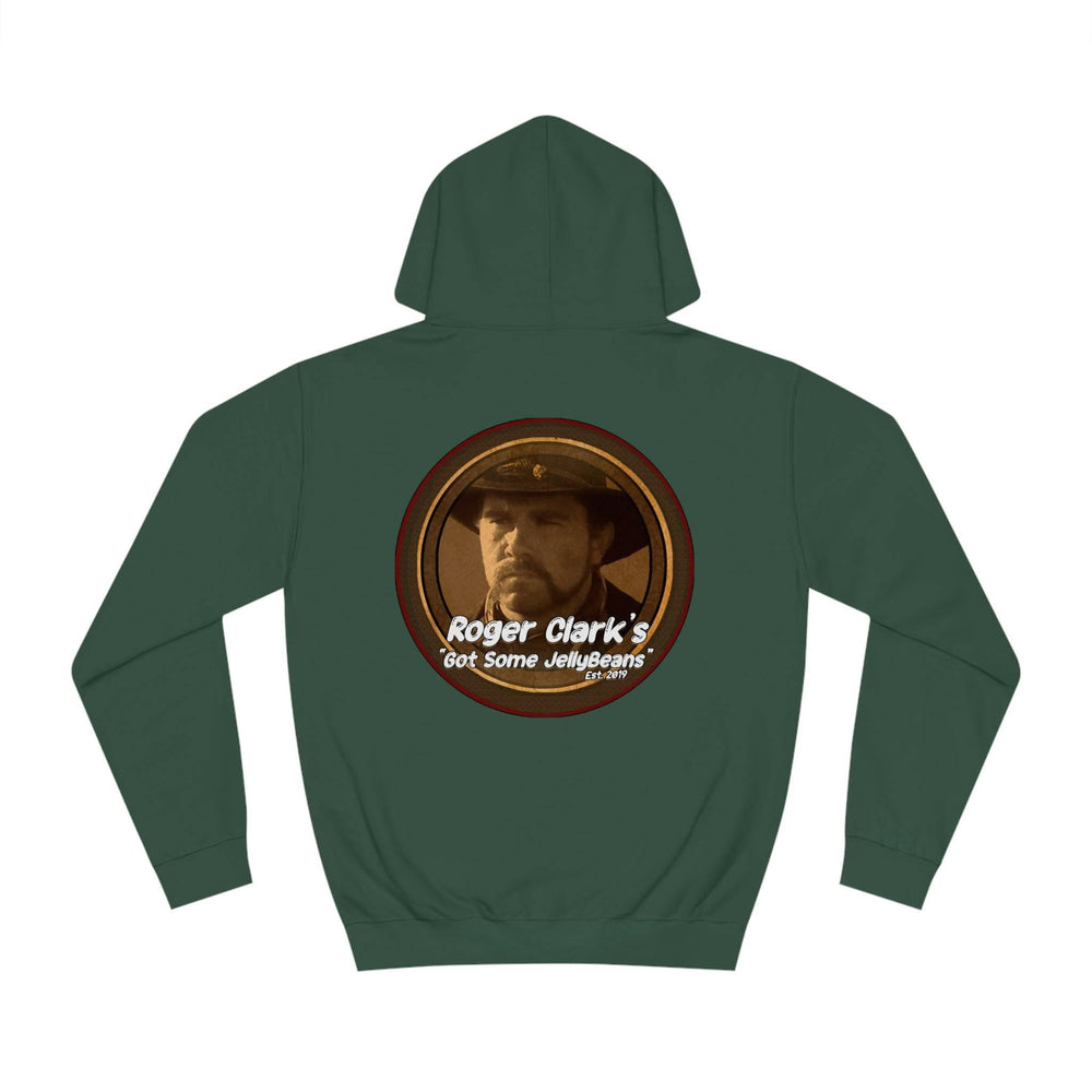 Roger Clark - Got some jelly beans front/Unisex College Hoodie - GtvStore