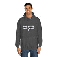 Roger Clark - Got some jelly beans front/Unisex College Hoodie - GtvStore