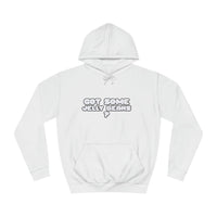 Roger Clark - Got some jelly beans front/Unisex College Hoodie - GtvStore