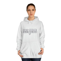 Roger Clark - Got some jelly beans front/Unisex College Hoodie - GtvStore