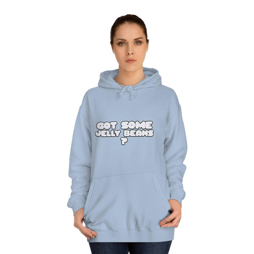 Roger Clark - Got some jelly beans front/Unisex College Hoodie - GtvStore