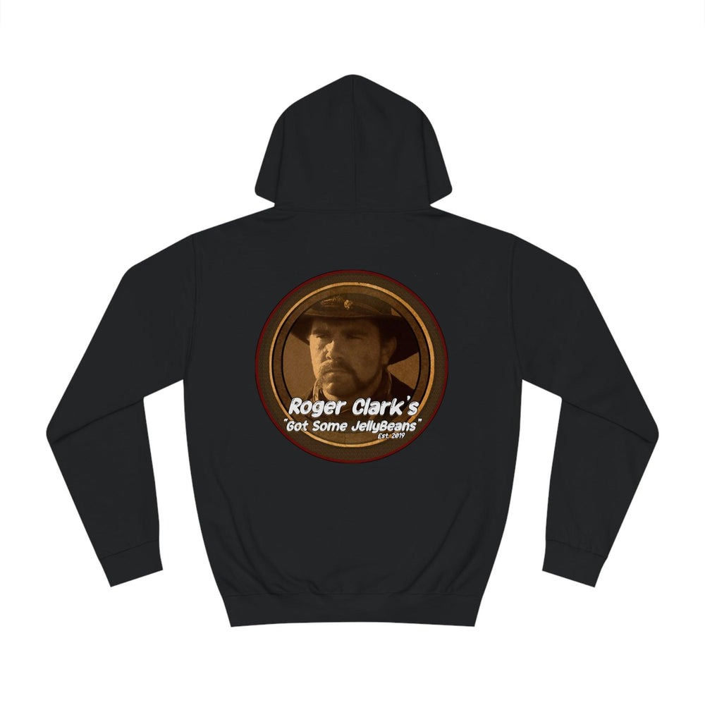 Roger Clark - Got some jelly beans front/Unisex College Hoodie - GtvStore