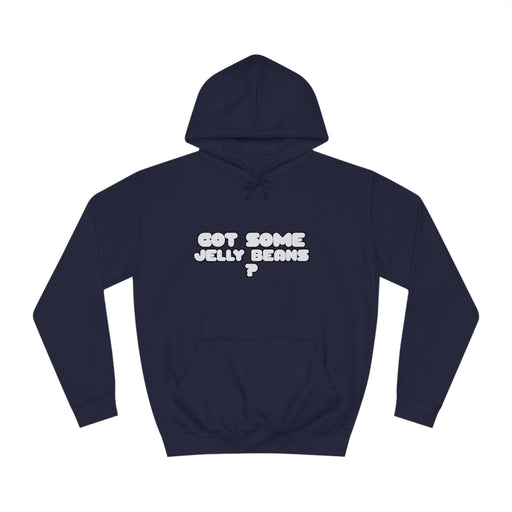 Roger Clark - Got some jelly beans front/Unisex College Hoodie - GtvStore