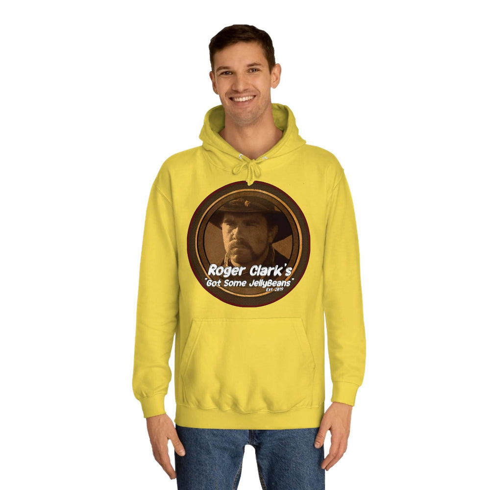 Roger Clark - Got some Jelly Beans/ Unisex College Hoodie - GtvStore