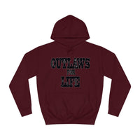 Roger Clark - Outlaws black silhouette/Unisex College Hoodie - GtvStore